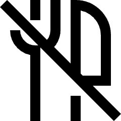 No Food Allowed Icon from Sharp Line Set