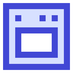 Oven Icon from Sharp Duo Set