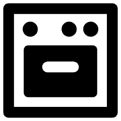 Oven Icon from Core Remix Set
