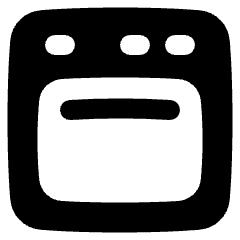 Oven Icon from Plump Solid Set