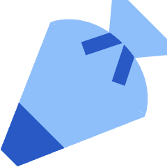 Pastry Bag Icon from Sharp Flat Set
