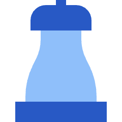 Pepper Bottle Icon from Sharp Flat Set
