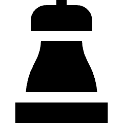 Pepper Bottle Icon from Sharp Solid Set