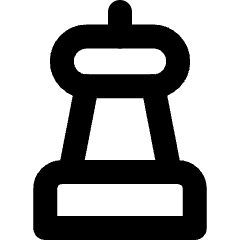 Pepper Bottle Icon from Micro Line Set