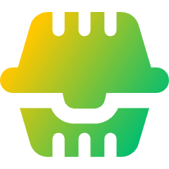Plastic Food Container Icon from Core Gradient Set