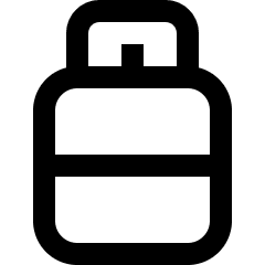 Propane Tank Icon from Sharp Line Set