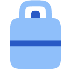 Propane Tank Icon from Plump Flat Set