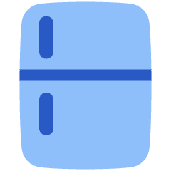 Refrigerator Icon from Plump Flat Set