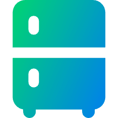 Refrigerator Icon from Core Gradient Set