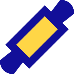 Roller Icon from Sharp Pop Set