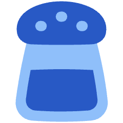 Salt Bottle Icon from Plump Flat Set