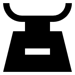 Scale Icon from Sharp Solid Set