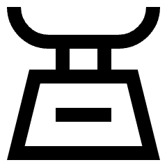 Scale Icon from Sharp Line Set