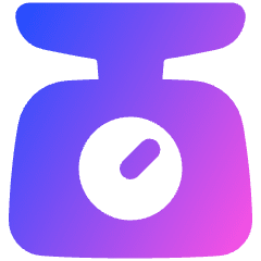 Scale Icon from Plump Gradient Set