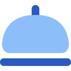 Serving Dome Icon from Flex Flat Set