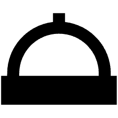 Serving Dome Icon from Sharp Remix Set