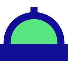 Serving Dome Icon from Sharp Pop Set