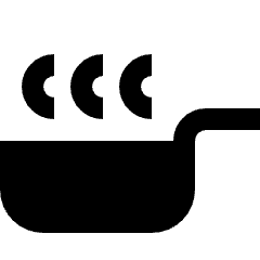 Skillet Icon from Sharp Solid Set