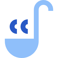 Soup Spoon Icon from Sharp Flat Set