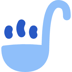 Soup Spoon Icon from Flex Flat Set