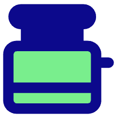 Toaster Icon from Core Pop Set