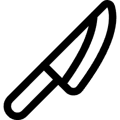 Knife Icon from Ultimate Regular Set