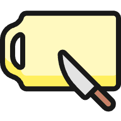Knife Board Icon from Ultimate Colors Set