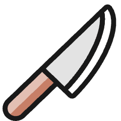 Knife Icon from Ultimate Colors Set