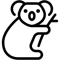 Koala Bamboo Icon from Ultimate Light Set