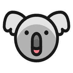 Koala Icon from Ultimate Colors Set