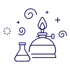 Alcohol Burner Illustration from UX Line Set