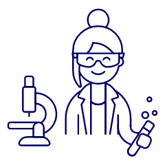 Scientist 4 4 Illustration from UX Line Set