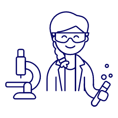 Scientist 4 5 Illustration from UX Line Set