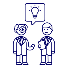 Scientist Brainstorm 1 Illustration from UX Line Set