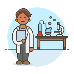 Scientist 2 6 Illustration from UX Colors Set