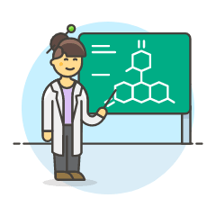 Scientist 3 5 Illustration from UX Colors Set