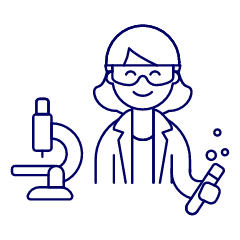 Scientist 4 6 Illustration from UX Line Set