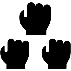 Labor Hands Icon from Ultimate Bold Set