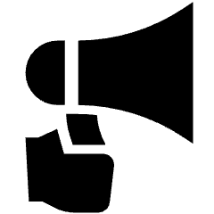 Labor Megaphone Icon from Ultimate Bold Set