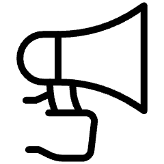 Labor Megaphone Icon from Ultimate Light Set