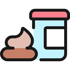 Laboratory Test Stool Cup 1 Icon from Ultimate Colors Set