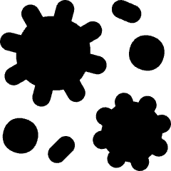 Allergens Icon from Flex Solid Set