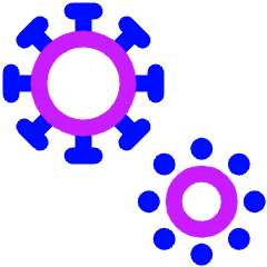 Allergens Icon from Plump Neon Set