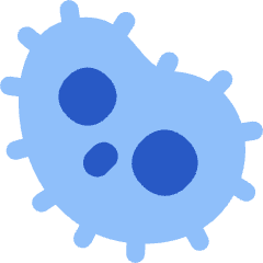 Bacteria Virus Cells Biology Icon from Flex Flat Set