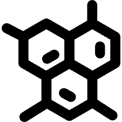 Chemical Hexagon 1 Icon from Ultimate Bold Set