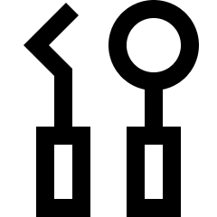 Dentist Dentistry Tools Icon from Sharp Line Set