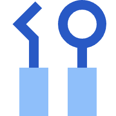 Dentist Dentistry Tools Icon from Sharp Flat Set