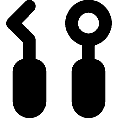 Dentist Dentistry Tools Icon from Core Solid Set