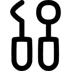 Dentist Dentistry Tools Icon from Flex Line Set