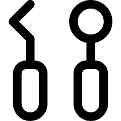 Dentist Dentistry Tools Icon from Core Line Set